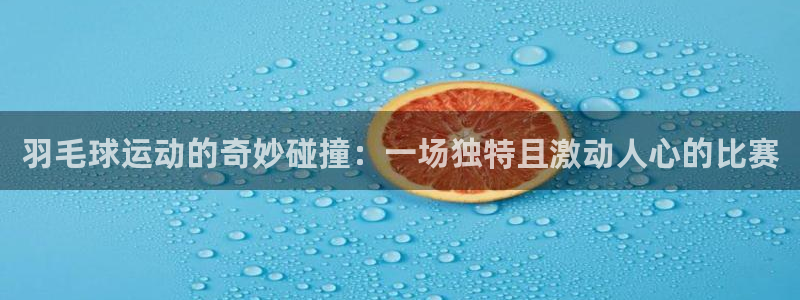 c7娱乐地址：羽毛球运动的奇妙碰撞：一场独特且激动人心的比赛